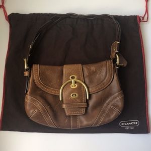 Coach Flap Soho Brown Shoulder Bag
